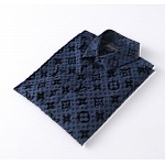 Louis Vuitton Short Sleeve Anti Wrinkle Shirts For Men # 266525, cheap Louis Vuitton Shirts
