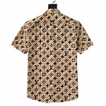 Louis Vuitton Short Sleeve Anti Wrinkle Shirts For Men # 266526, cheap Louis Vuitton Shirts