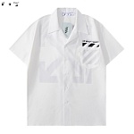 Off White Short Sleeve Shirts Unisex # 266748