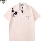 Prasda Short Sleeve Shirts Men # 267654, cheap Prada Shirts
