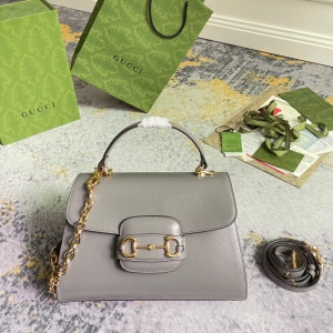 $225.00,Gucci Horsebit 1955 Mini leather tote bag  # 268727