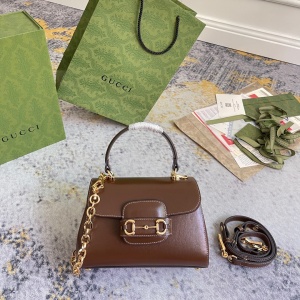 $159.00,Gucci Horsebit 1955 Mini leather tote bag # 268731