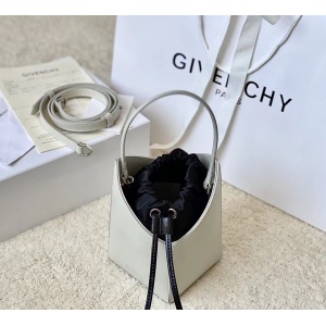 $162.00,Givenchy Women Mini Cut Out Bucket Bag in Box Leather # 268860