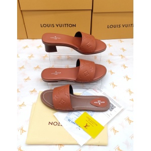 $58.00,Louis Vuitton Monogram Embossed Slides For Women # 268997