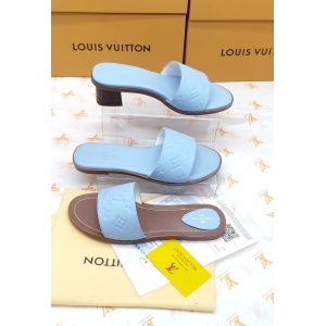 $58.00,Louis Vuitton Monogram Embossed Slides For Women # 268999
