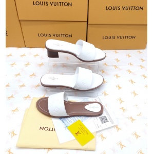 $58.00,Louis Vuitton Monogram Embossed Slides For Women # 269000
