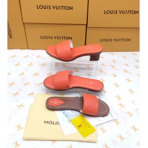$58.00,Louis Vuitton Monogram Embossed Slides For Women # 269001