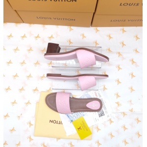 $58.00,Louis Vuitton Monogram Embossed Slides For Women # 269002