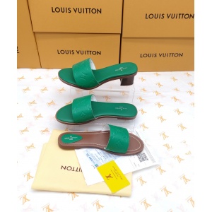 $58.00,Louis Vuitton Monogram Embossed Slides For Women # 269003