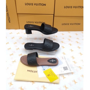 $58.00,Louis Vuitton Monogram Embossed Slides For Women # 269004
