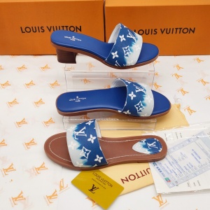 $58.00,Louis Vuitton Monogram Print Slides For Women # 269005