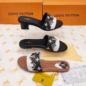 $58.00,Louis Vuitton Monogram Print Slides For Women # 269006