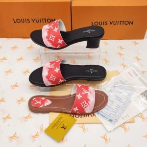 $58.00,Louis Vuitton Monogram Print Slides For Women # 269008