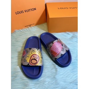 $55.00,Louis Vuitton Monogram Rubber Slides For Women # 269088