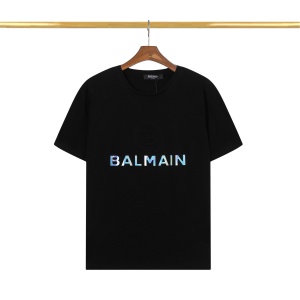 $26.00,Balmain Short Sleeve T Shirts Unisex # 269146