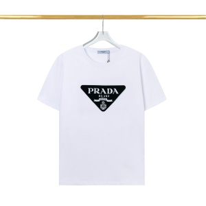 $35.00,Prada Short Sleeve T Shirts Unisex # 269444