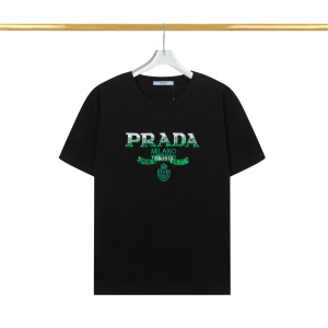 $35.00,Prada Short Sleeve T Shirts Unisex # 269446