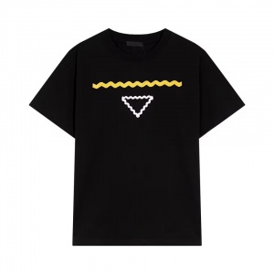 $33.00,Prada Short Sleeve T Shirts Unisex # 269449
