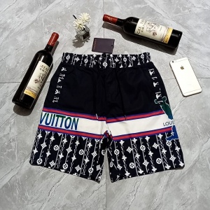 $27.00,Louis Vuitton Monogram Print Shorts For Men # 269531