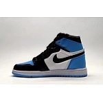 Jordan 1 High OG University Blue Sneakers Unisex # 268693, cheap Jordan1