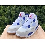 Nike SB x Air Jordan 4 Sapphire Blue Sneakers Unisex # 268696, cheap Jordan11