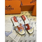 Hermes Izmir Street Style Peinture Fraiche Oran Sandals For Women # 268993, cheap For Women