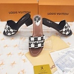 Louis Vuitton Leather Mule For Women # 269035, cheap LV Slipper For Women