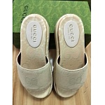 Gucci Logo Jaquared Canvas Slides Unisex # 269077, cheap For Women