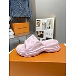 Louis Vuitton Pool 55 Flat Comfort Mule For Women # 269092, cheap LV Slipper For Women