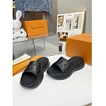 Louis Vuitton Pool 55 Flat Comfort Mule For Women # 269093, cheap LV Slipper For Women
