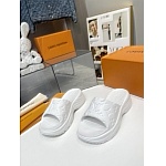 Louis Vuitton Pool 55 Flat Comfort Mule For Women # 269094, cheap LV Slipper For Women