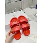 DIOR Dioract Slide Red Lambskin Sandals # 269103, cheap Dior Sandals