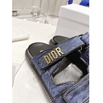 DIOR Dioract Sandal Blue and Black Technical Fabric # 269104, cheap Dior Sandals