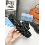 Prada Crochet flatform Slides For Women # 269120, cheap Prada Slippers