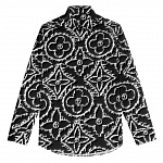 Louis Vuitton Monogram Print Long Sleeve Shirts For Men # 269701, cheap For Men