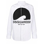 Dsquared 2 Logo Printed Long Sleeve Shirts For Men # 269712
