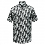 Dior Short Sleeve Shirts For Men # 269721