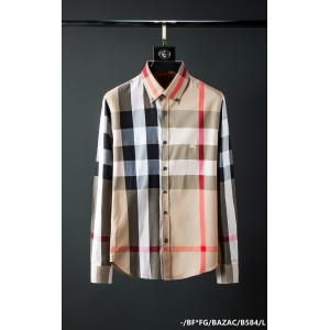 $48.00,Burberry Long Sleeve Shirts For Men # 269790