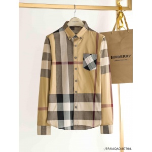 $48.00,Burberry Long Sleeve Shirts For Men # 269793