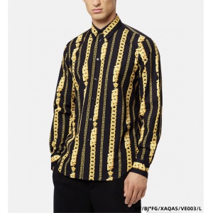 Versace Long Sleeve Shirts For Men # 269800