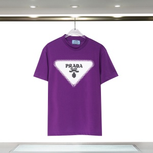 $26.00,Prada Short Sleeve T Shirts Unisex # 270627