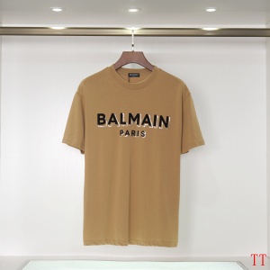 $26.00,Balmain Short Sleeve T Shirts Unisex # 270660