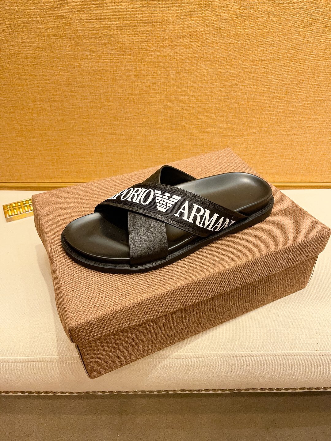 Armani Slippers For Men # 269760, cheap Armani Slipper, only $56!