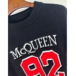 Alexander cQueen Crew Neck Sweaters For Men # 270427, cheap McQueen Sweaters
