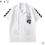 Off White Short Sleeve Button up Shirt Unisex # 270721, cheap Off White Shirts