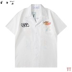 Off White Short Sleeve Button up Shirt Unisex # 270723, cheap Off White Shirts