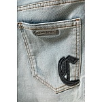 Chrome Hearts Denim Straight Cut Jeans For Men # 270760, cheap Chrome Hearts Jeans