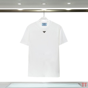 $26.00,Prada Short Sleeve T Shirts Unisex # 270929