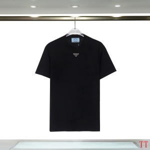 $26.00,Prada Short Sleeve T Shirts Unisex # 270930