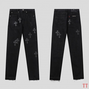 $49.00,Chrome Hearts Straight Cut Jeans For Men # 270975
